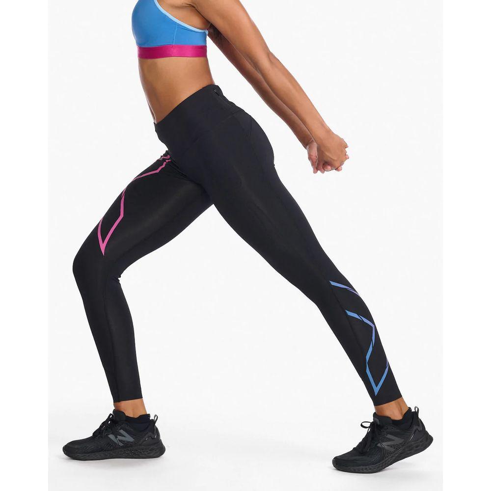 2XU Women's Light Speed Mid-Rise Compression Tights - Cam2