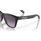 Oakley Frogskins (Low Bridge Fit) Matte Black/Prizm Grey Gradient 0OO9245-9245D0 - Cam2