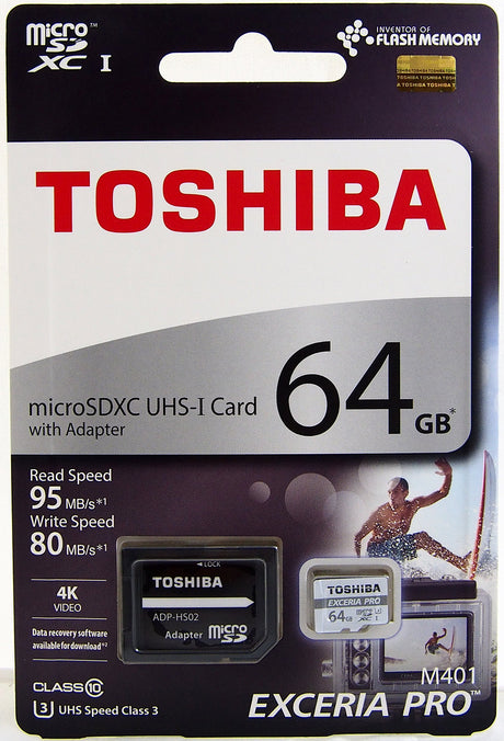 Toshiba 64GB Micro SDXC Class 10 UHS-I - Cam2