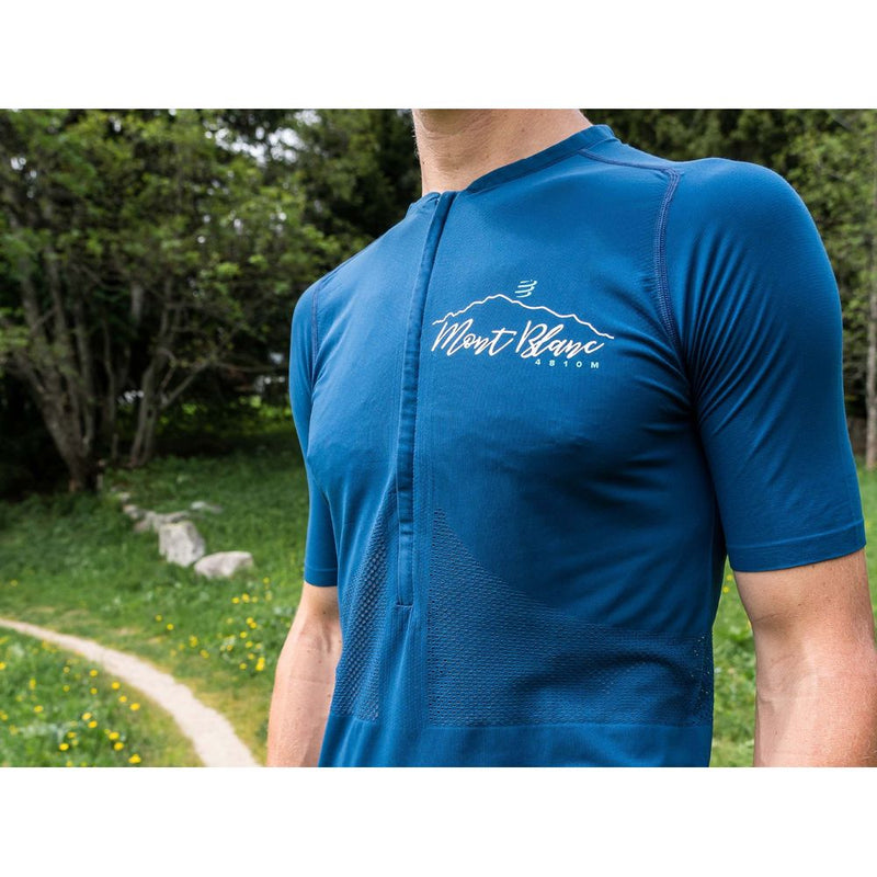 Compressport Men's Trail Half-Zip Fitted SS Top - MB 2022