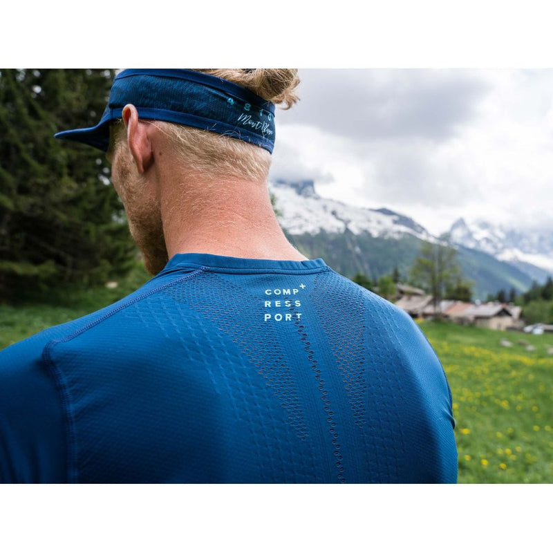 Compressport Men's Trail Half-Zip Fitted SS Top - MB 2022