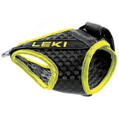 Leki Shark Frame Strap Mesh Trail Running Poles (Black/Neon Yellow) - Cam2