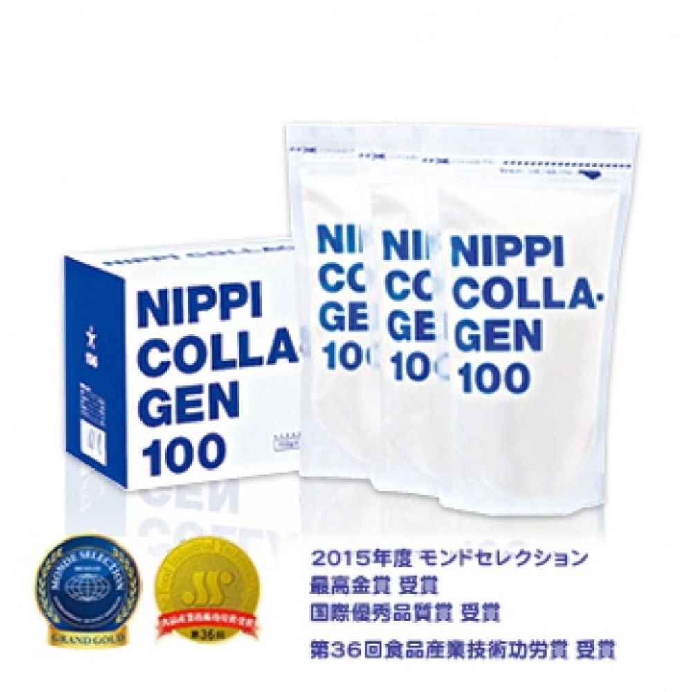 Nippi Collagen Peptide C100 Blue/White 100g x3 - Cam2
