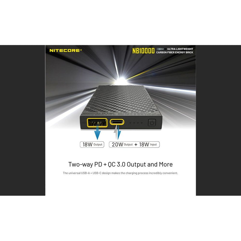 Nitecore NB10000 Portable Battery Gen 2