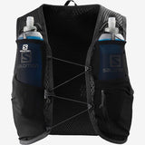 Salomon Unisex Active Skin 4 Running Vest w/ Flasks - Cam2