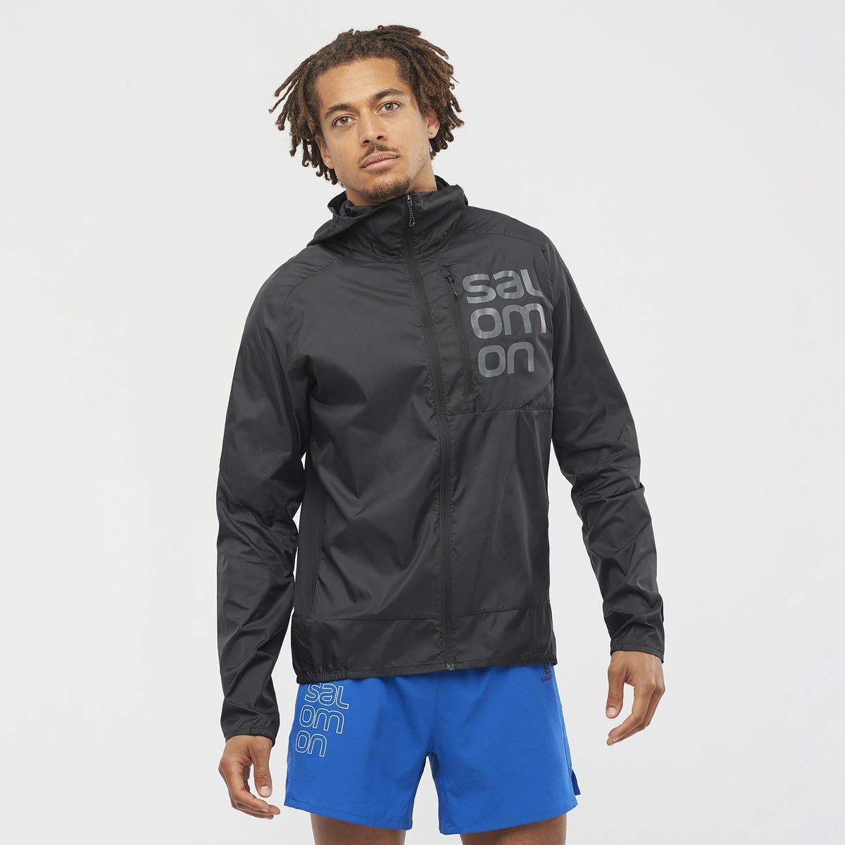 Salomon Men's Bonatti Cross FZ Hoodie - Cam2