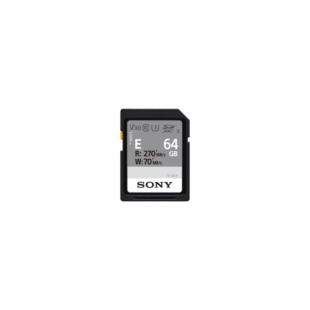Sony SF-E Series SF-E64 UHS-II SDXC Memory Card  (平行進口貨) - Cam2