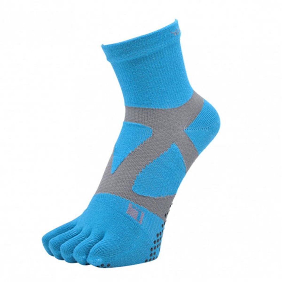 Yamatune 5 Toe Socks (Middle Length With Anti-Slip Dots) - Cam2