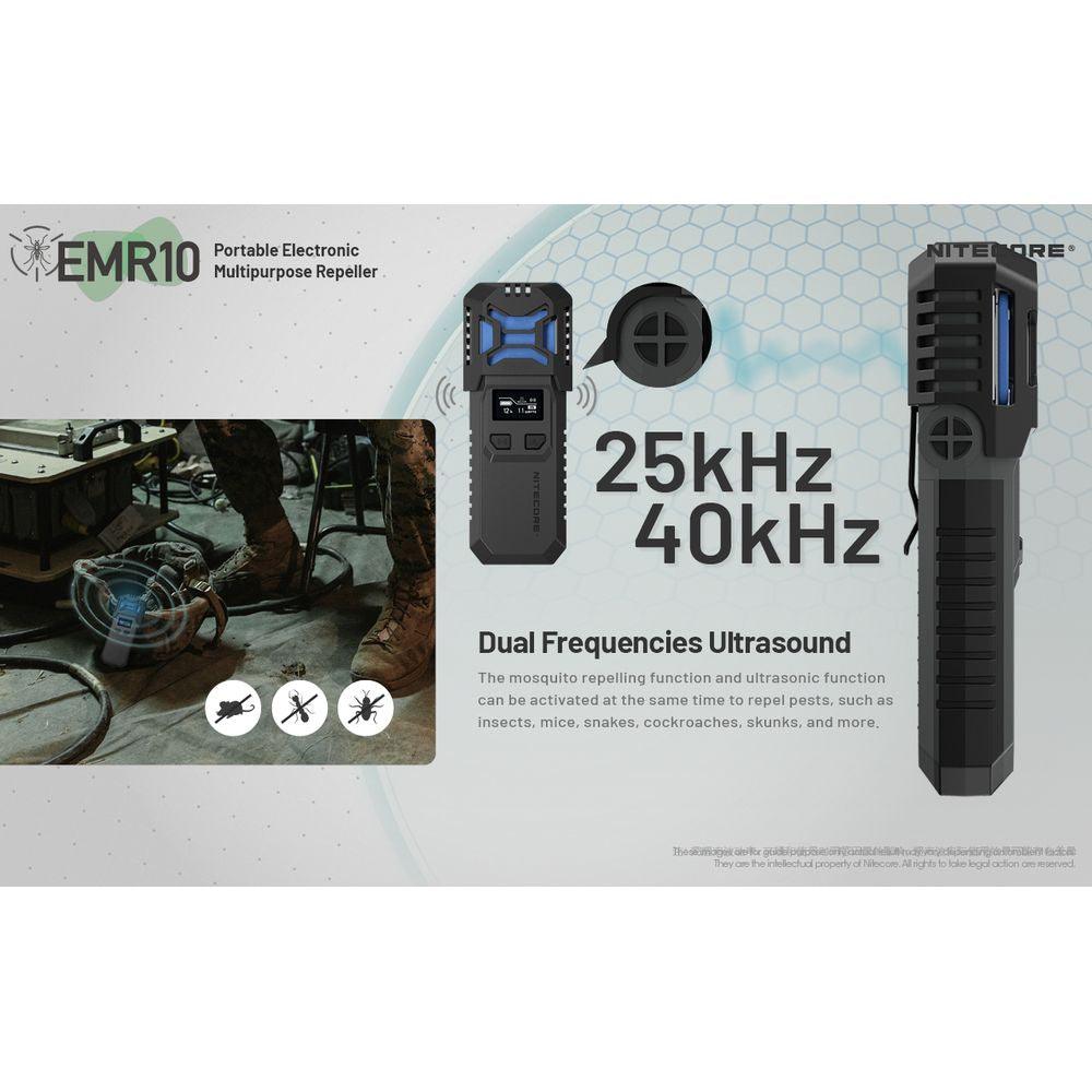 Nitecore EMR10 Portable Electronic Repeller - Cam2