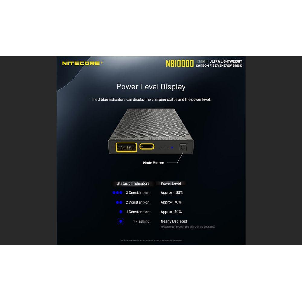 Nitecore NB10000 Portable Battery Gen 2 - Cam2