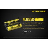 Nitecore NL1835R 3500mAh High Capacity 18650 - Cam2