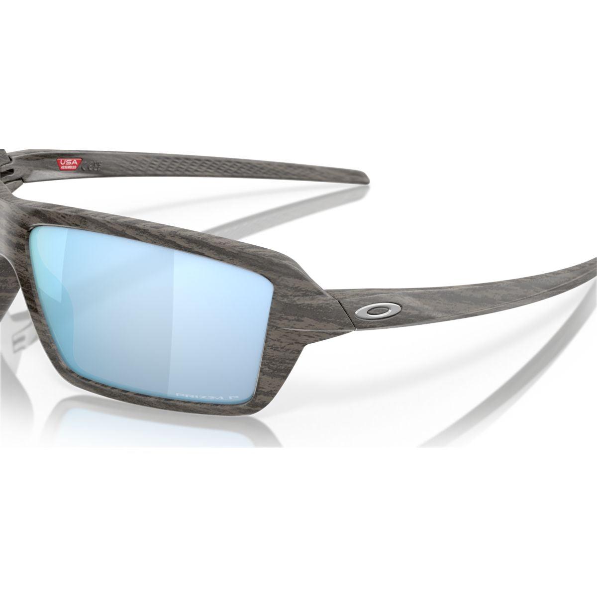 Oakley Cables Woodgrain/Prizm Deep Water Polarized 0OO9129-912906 - Cam2