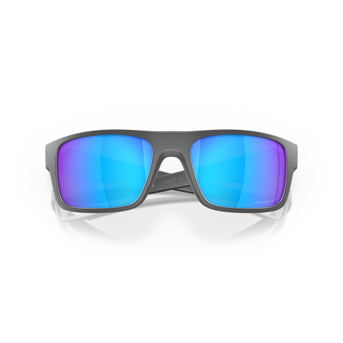 Oakley Drop Point Matte Dark Grey/Prizm Sapphire Polarized 0OO9367-936706