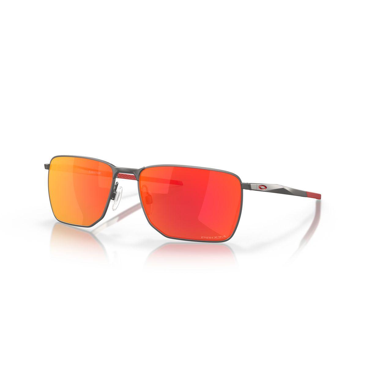 Oakley Ejector Matte Gunmetal/Prizm Ruby 0OO4142-414202 - Cam2