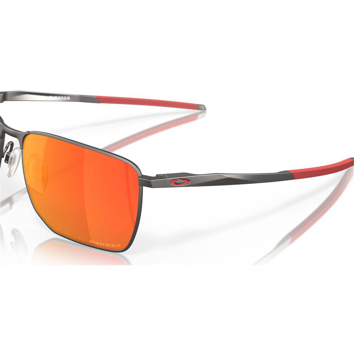 Oakley Ejector Matte Gunmetal/Prizm Ruby 0OO4142-414202 - Cam2