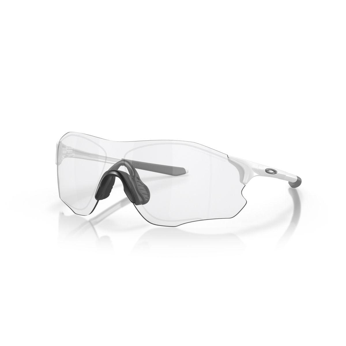 Oakley Evzero path (Low Bridge Fit) Matte White/Clear To Black Iridium Photochromic 0OO9313-931306