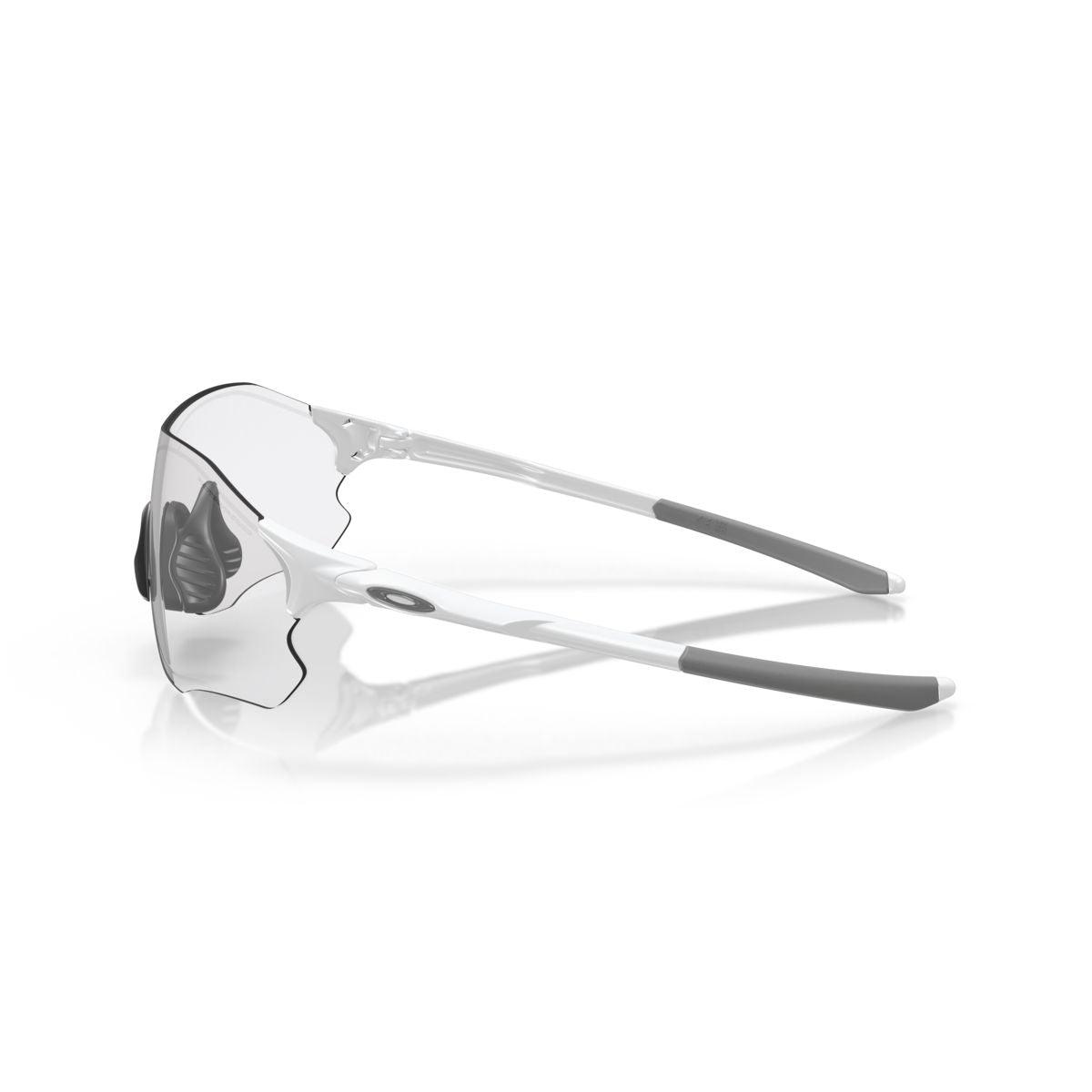 Oakley Evzero path (Low Bridge Fit) Matte White/Clear To Black Iridium Photochromic 0OO9313-931306