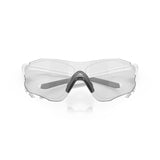 Oakley Evzero path (Low Bridge Fit) Matte White/Clear To Black Iridium Photochromic 0OO9313-931306