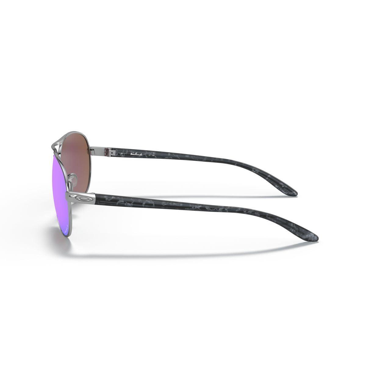 Oakley Feedback Polished Chrome/Prizm Sapphire Polarized 0OO4079-407933 - Cam2