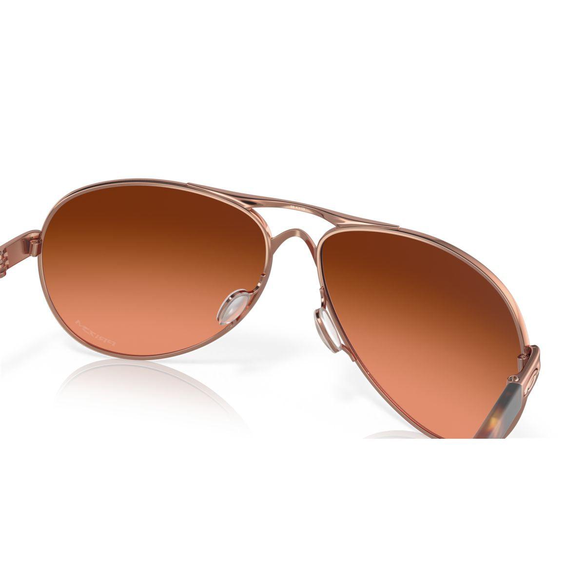 Oakley Feedback Rose Gold/Prizm Brown Gradient 0OO4079-407946 - Cam2