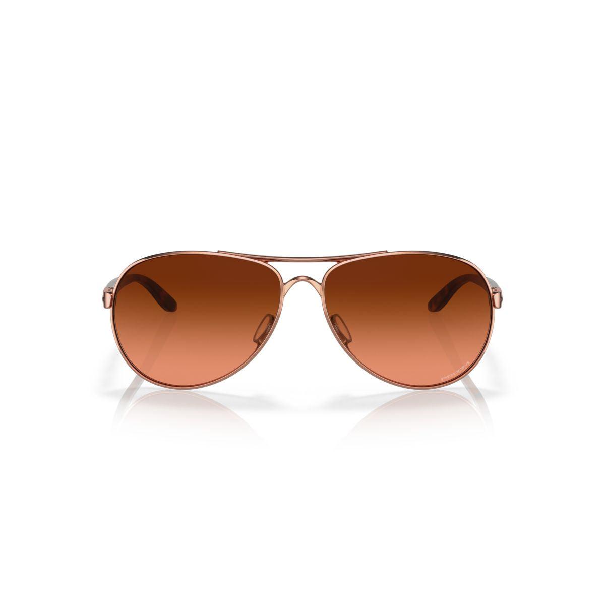 Oakley Feedback Rose Gold/Prizm Brown Gradient 0OO4079-407946 - Cam2