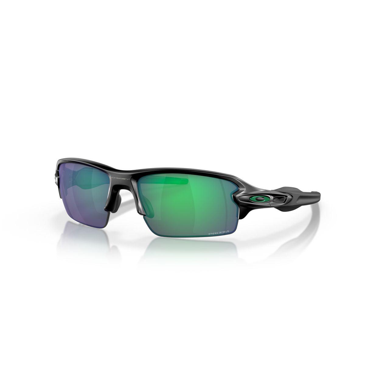 Oakley Flak 2.0 (Low Bridge Fit) Matte Black/Prizm Jade Polarized 0OO9271-927125 - Cam2