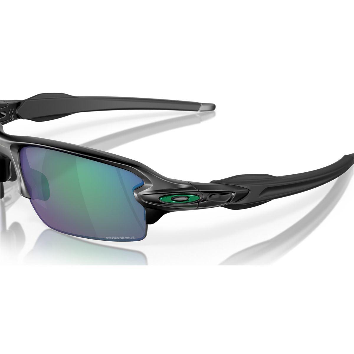 Oakley Flak 2.0 (Low Bridge Fit) Matte Black/Prizm Jade Polarized 0OO9271-927125 - Cam2