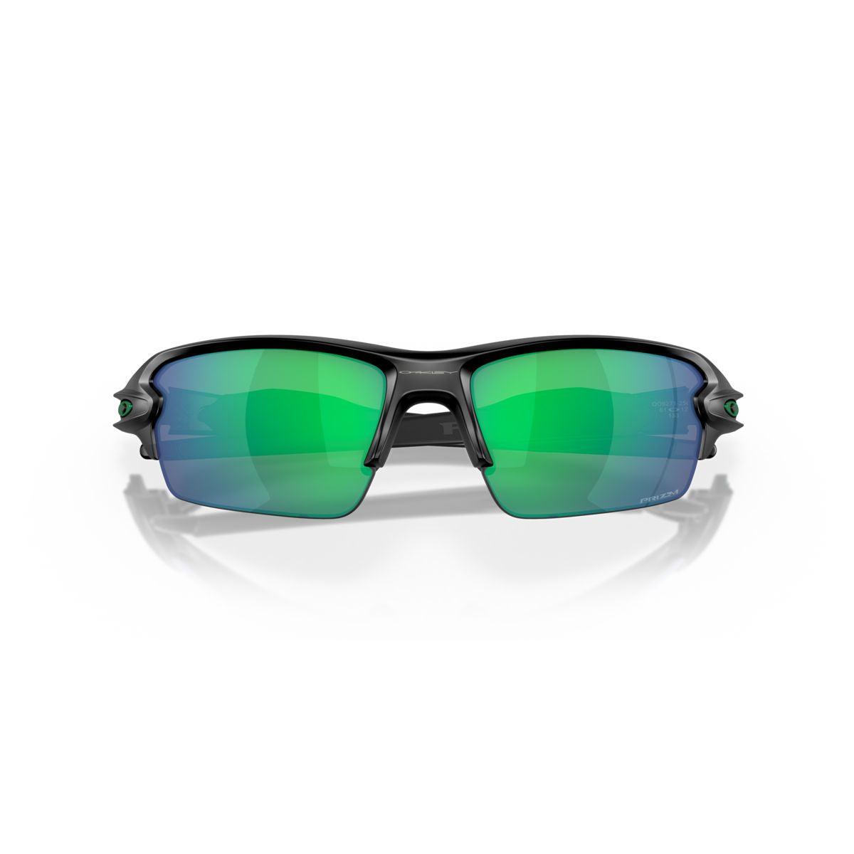 Oakley Flak 2.0 (Low Bridge Fit) Matte Black/Prizm Jade Polarized 0OO9271-927125 - Cam2