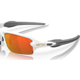 Oakley Flak 2.0 (Low Bridge Fit) Matte White/Prizm Ruby Polarized 0OO9271-927153 - Cam2