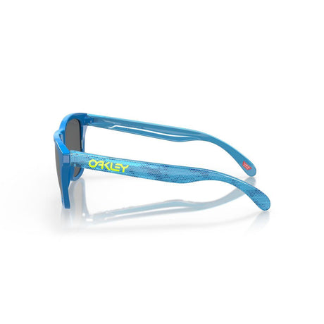 Oakley Frogskins (Low Bridge Fit) Hi Res Polished Sapphire/Prizm Black 0OO9245-9245C9 - Cam2