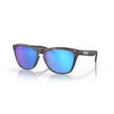 Oakley Frogskins (Low Bridge Fit) Matte Black Tortoise/Prizm Sapphire Polarized 0OO9245-9245D8 - Cam2