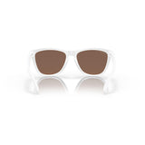 Oakley Frogskins (Low Bridge Fit) Matte White/Prizm 24K Polarized 0OO9245-9245D9 - Cam2