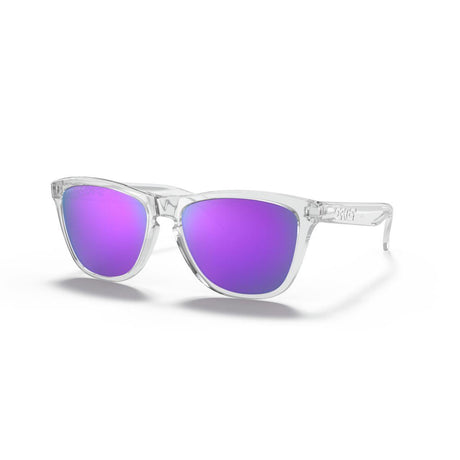 Oakley Frogskins (Low Bridge Fit) Polished Clear/Prizm Violet 0OO9245-924596 - Cam2