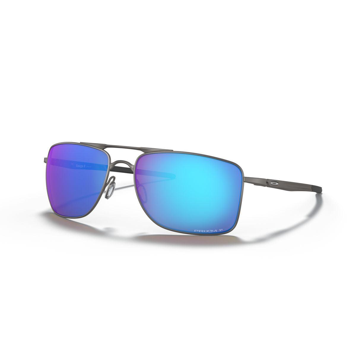 Oakley Gauge 8 Matte Gunmetal/Prizm Sapphire Polarized 0OO4124-412406