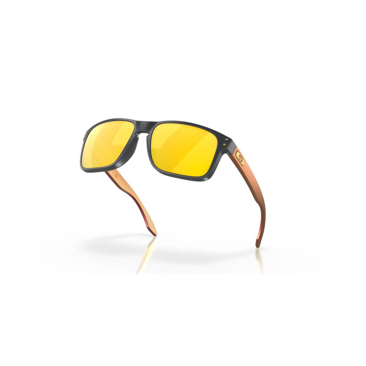 Oakley Holbrook (Low Bridge Fit) Matte Carbon/Prizm 24K Polarized 0OO9244-924459