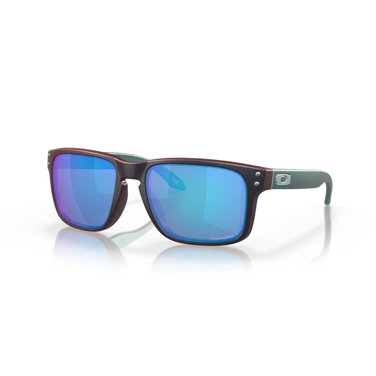 Oakley Holbrook Matte Black/Red Colorshift/Prizm Sapphire 0OO9102-9102W6 - Cam2
