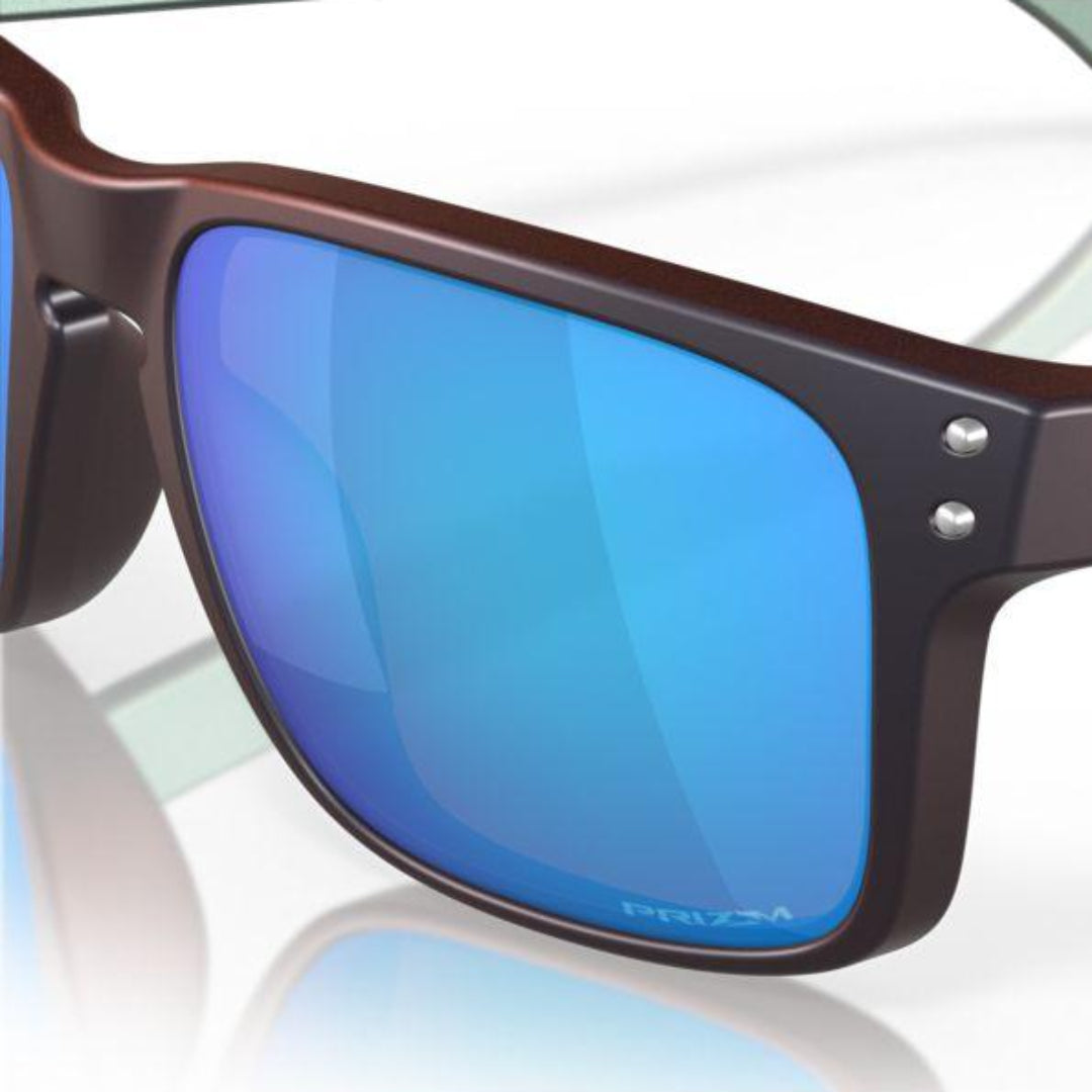 Oakley Holbrook Matte Black/Red Colorshift/Prizm Sapphire 0OO9102-9102W6 - Cam2