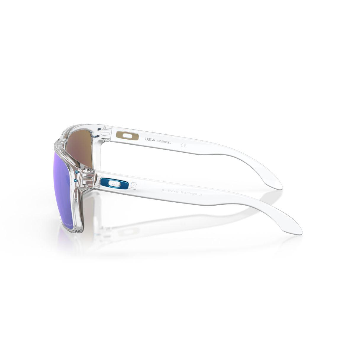 Oakley Holbrook XL Polished Clear/Prizm Sapphire Polarized 0OO9417-941707 - Cam2