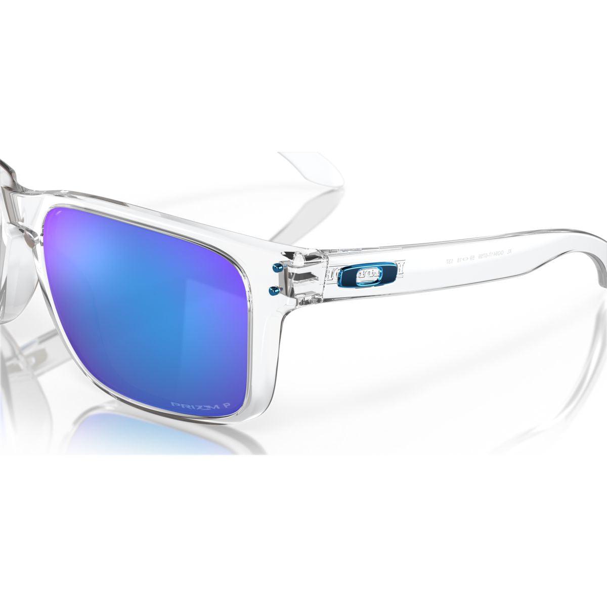 Oakley Holbrook XL Polished Clear/Prizm Sapphire Polarized 0OO9417-941707 - Cam2