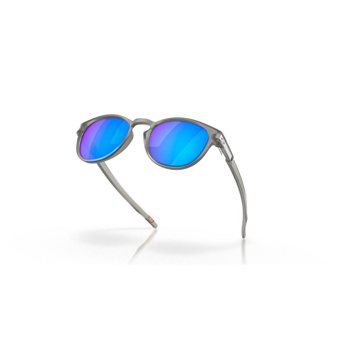 Oakley Latch (Low Bridge Fit) Matte Grey Ink/Prizm Sapphire Polarized 0OO9349-934942 - Cam2