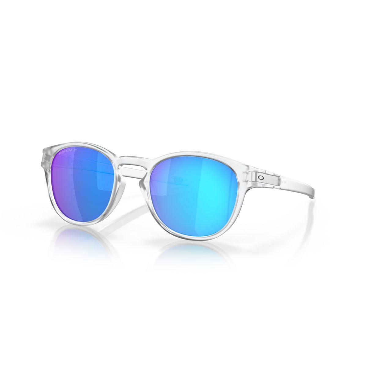 Oakley Latch Matte Clear/Prizm Sapphire Polarized 0OO9265-926565