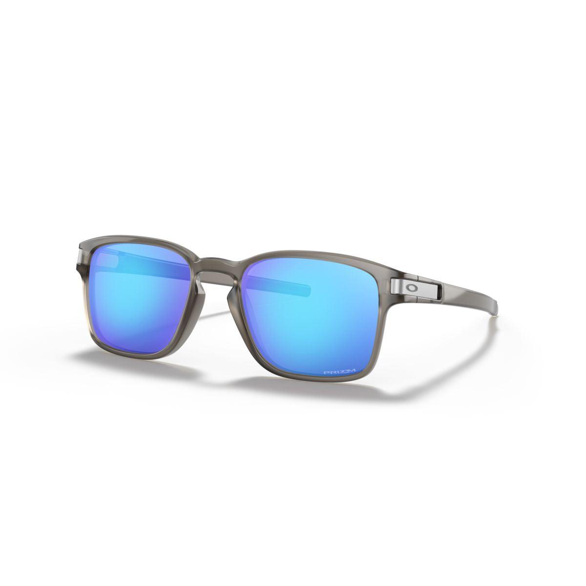 Oakley Latch Squared (Low Bridge Fit) Matte Grey Ink/Prizm Sapphire 0OO9358-935812