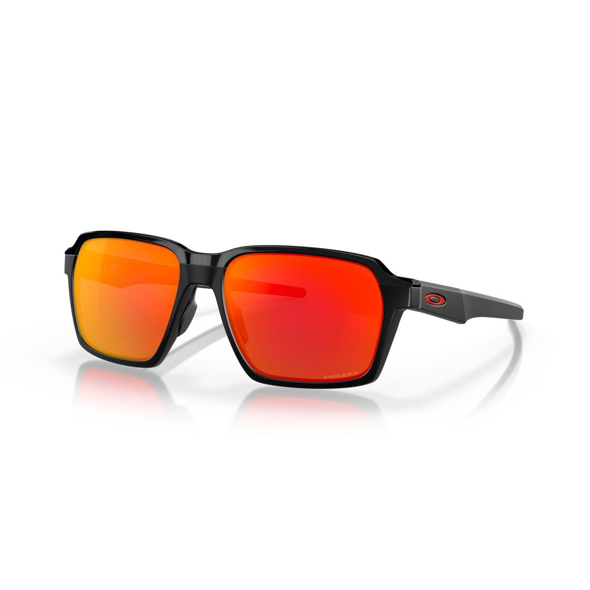 Oakley Parlay Matte Black/Prizm Ruby 0OO4143-414303 - Cam2