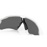 Oakley Radar EV Path Polished White/Prizm Black Polarized 0OO9208-920894 - Cam2