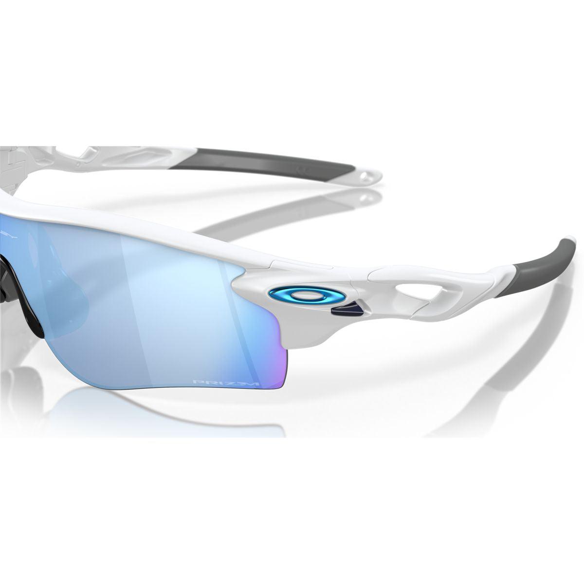 Oakley Radarlock Path (Low Bridge Fit) Matte White/Prizm Deep Water Polarized 0OO9206-920692 - Cam2