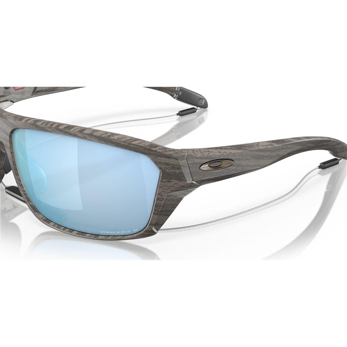 High quality Oakley Split Shot Woodgrain Collection-Prizm Deep Water Polarized Lenses/Woodgra