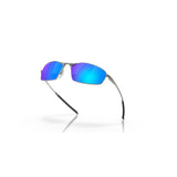 Oakley Whisker Satin Chrome/Prizm Sapphire Polarized 0OO4141-414104 - Cam2