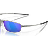 Oakley Whisker Satin Chrome/Prizm Sapphire Polarized 0OO4141-414104 - Cam2