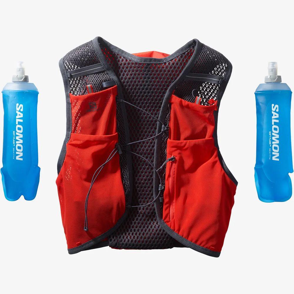 Salomon Unisex Active Skin 8 Running Vest w/ Flasks – Cam2