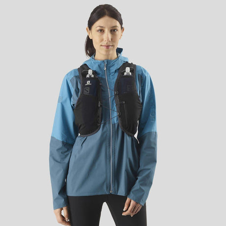 Salomon Unisex Active Skin 8 Running Vest w/ Flasks - Cam2